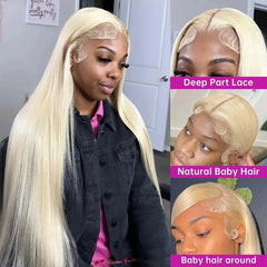 BXOXO Blonde Lace Front Wig Human Hair 613 Hd Lace Frontal Wig 13x6 Straight Wigs for Women Choice Cheap Wigs on Sale Clearance