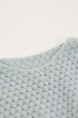 BXOXO - U Neck Cinched Waist Knitted Mini Dress