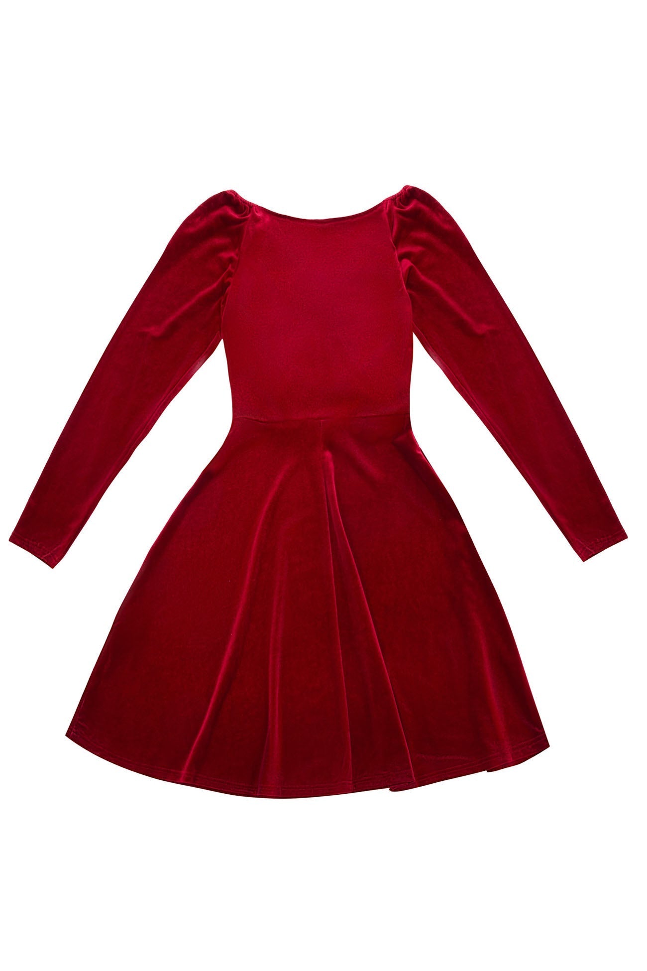 BXOXO - Velvet Deep V Neck Long Sleeve Mini Dress