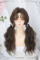 BXOXO Secondary Fluffy Wool Curls Sweet Lolita Long Wigs 2 Colors