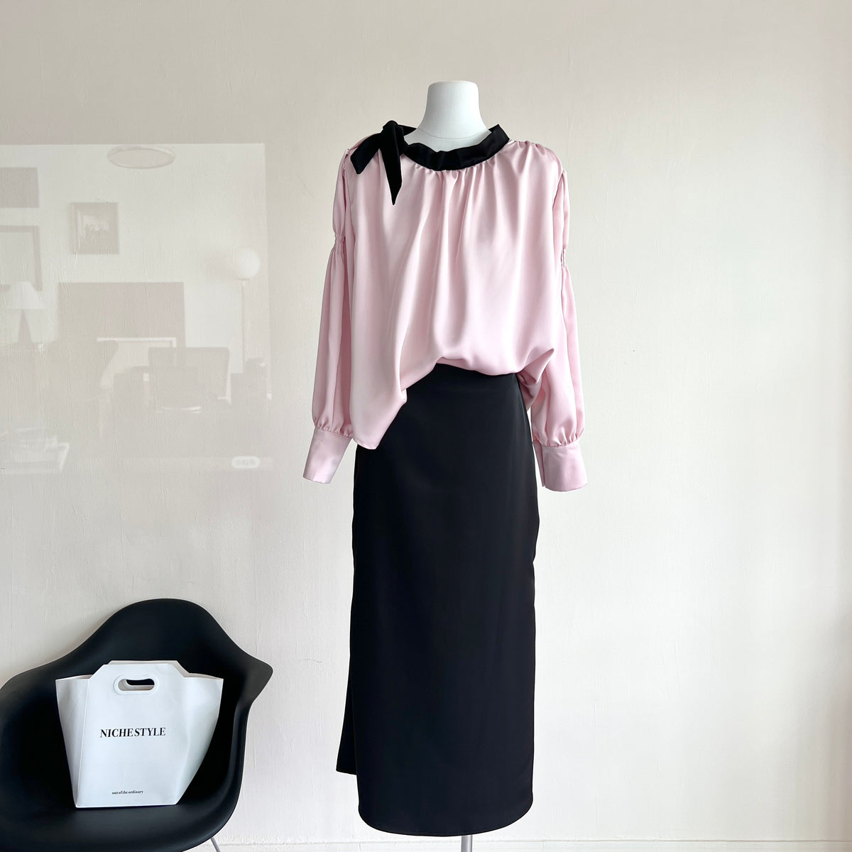 BXOXO - summer inspo Commuter Sets Women Long Sleeve High Quality Casual Women's Aesthetics Dress Outfits Top Skirt Girl