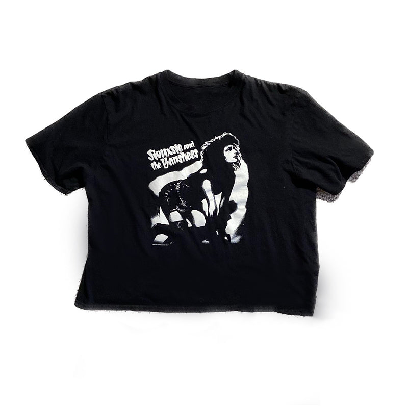 Bxoxo Grunge punk emo girl gothic Y2K streetwear hip hop women crop top hip hop rock band style geometric pattern printed Harajuku top