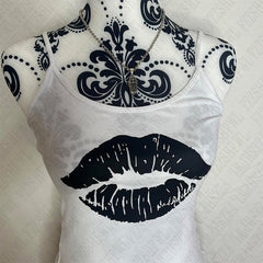 Bxoxo Y2K Women's Sleeveless Camisole Gothic Punk Street Emo Girls Sexy Versatile Retro Harajuku Aesthetic Summer New Style Crop Tops