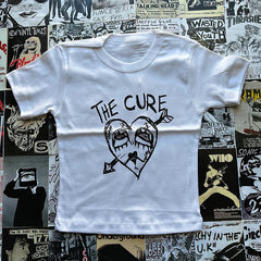 Bxoxo Y2K Emo Girl tees Goth vintage Harajuku Sexy Slim Women Crop Top Punk Hip Hop Heart Shape Chic Graphic Print O Neck Short Sleeve