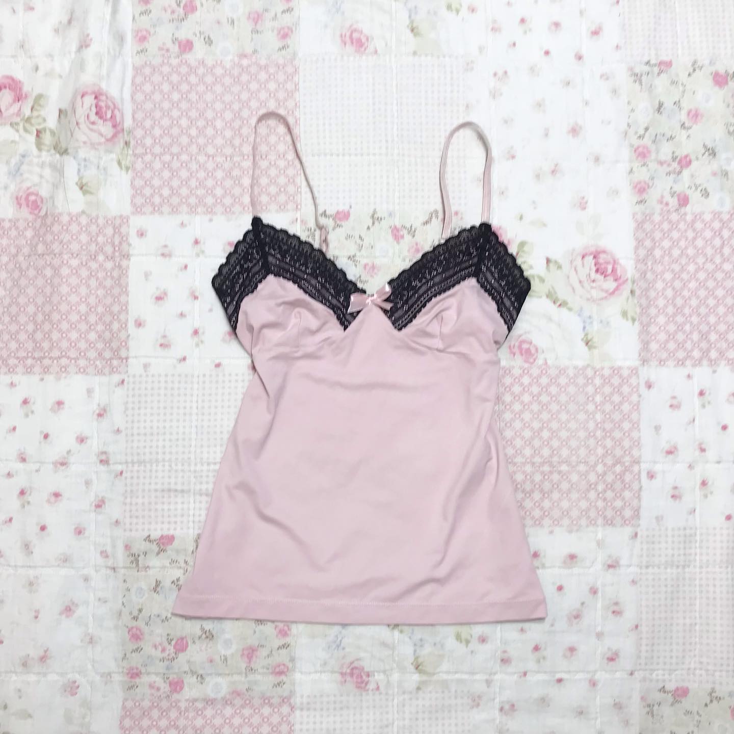 Bxoxo Cute Lace Bow Women Tank Vest vintage Aesthetic Y2K Sweet Harajuku crop tops Streetwear Hip Hop Punk Rock emo girl Baby T-Shirt