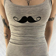 Bxoxo Hip Hop Punk Casual Women's Sleeveless Camisole Tops vintage Slim Streetwear Harajuku Summer Cute Sexy Chic Y2K Women's Crop Top