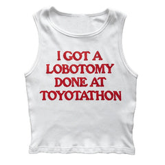 Bxoxo Hip hop punk rock chic letter print streetwear white women sleeveless camisole fashion casual Y2K vintage Harajuku slim baby top