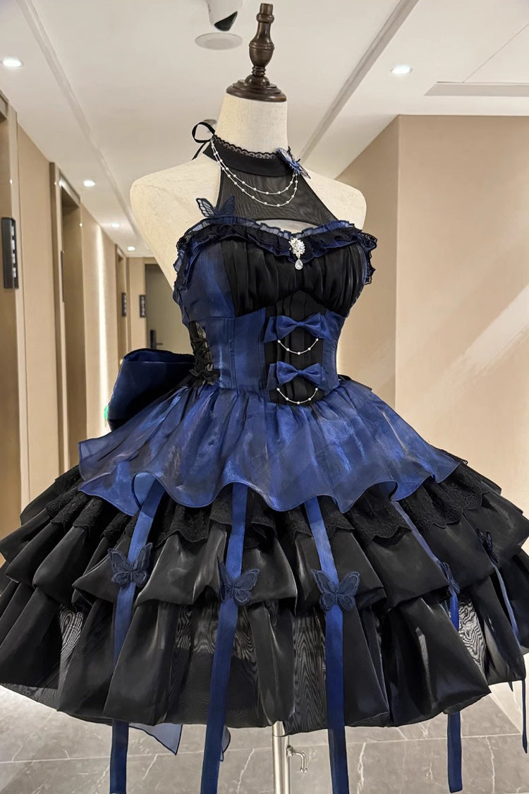 BXOXO - Love God's Promise Sleeveless Multi-layer Ruffle Sweet Elegant Princess Lolita Dress 3 Colors