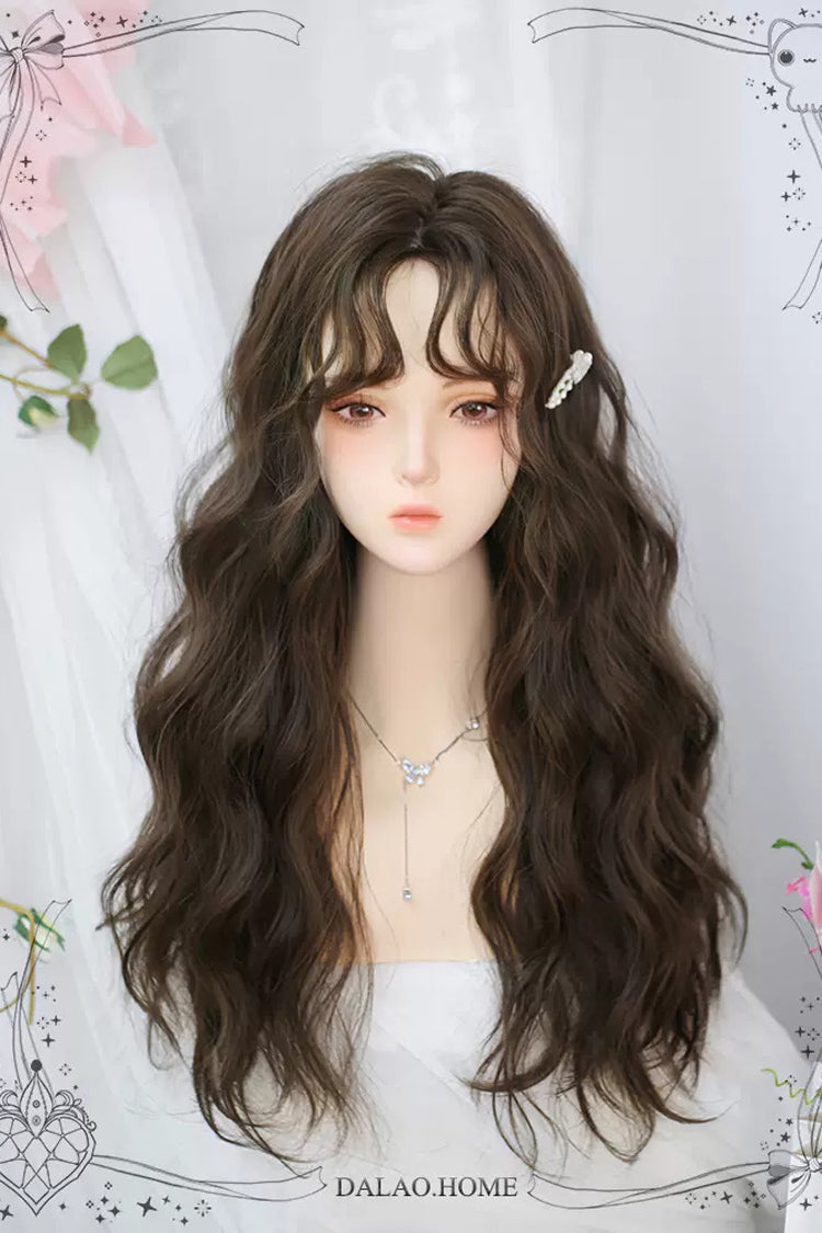 BXOXO Secondary Fluffy Wool Curls Sweet Lolita Long Wigs 2 Colors