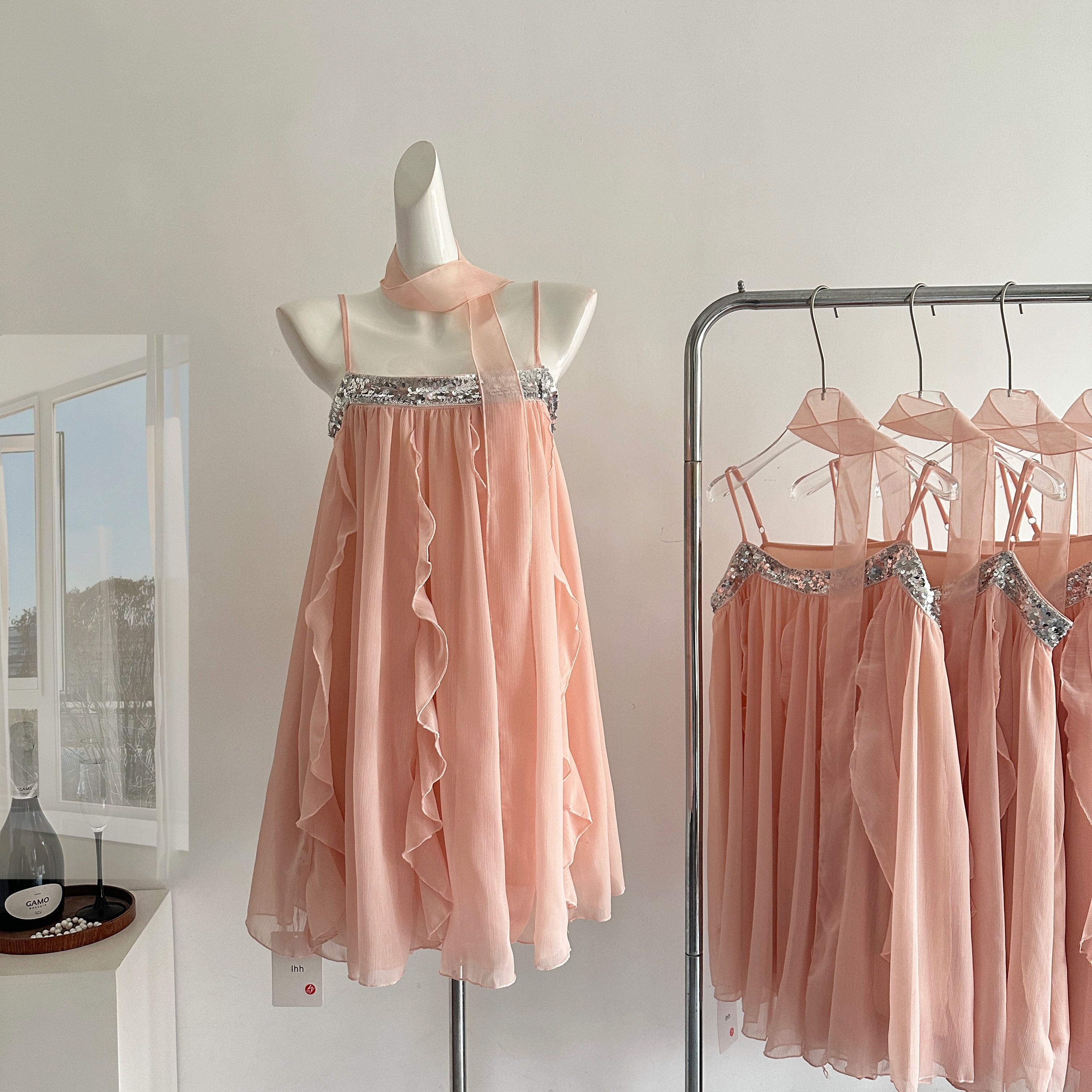 BXOXO Summer Beach Holidays Ruffle Flounce Dress Women Strapless Ribbon Backless Slip Mini Dress Female Casual Sexy Chic Clothing New