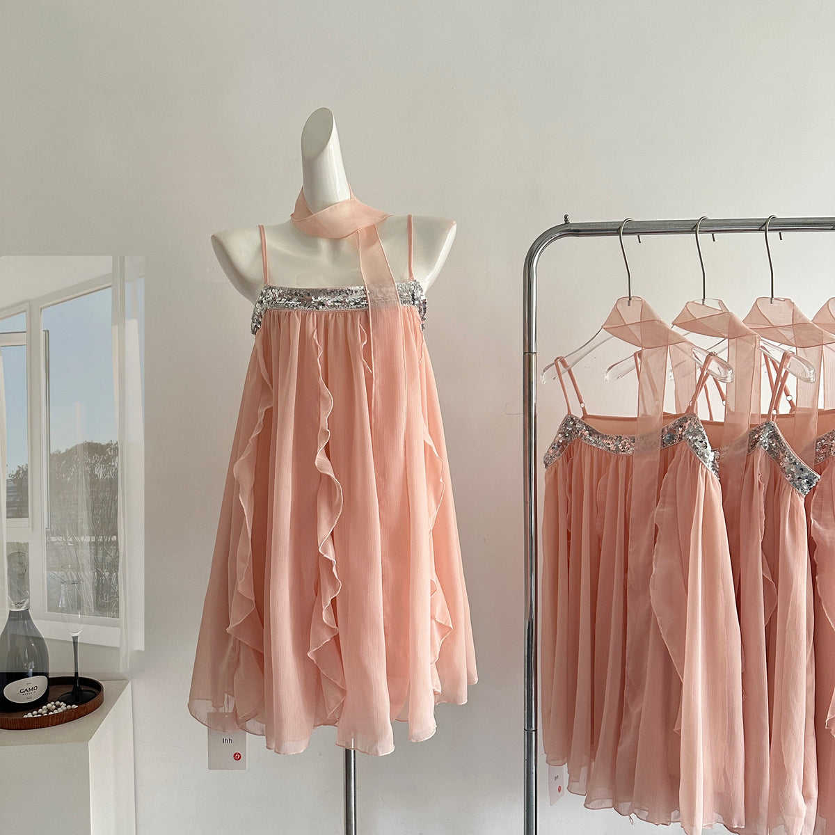 BXOXO Summer Beach Holidays Ruffle Flounce Dress Women Strapless Ribbon Backless Slip Mini Dress Female Casual Sexy Chic Clothing New