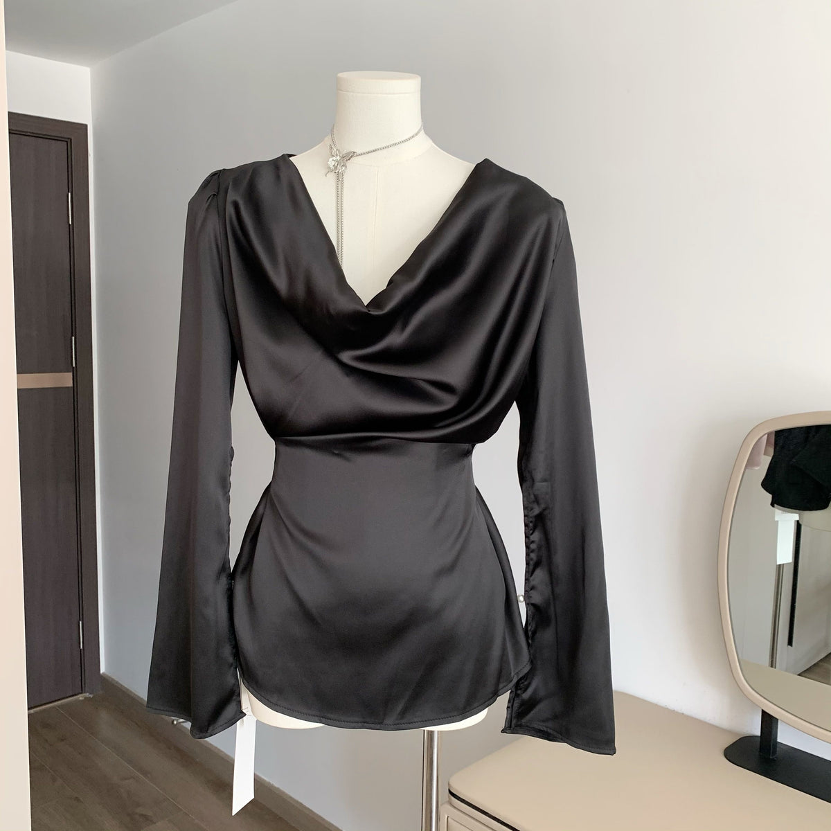 BXOXO - summer inspo Comfortable High Quality Satin Tops Korean Fashion Elegant Sexy Party Blouse Cozy Party Elegant Shirts Blous