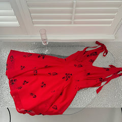 BXOXO - summer inspo Beach Style Suspender Mini Dress Female Summer New V-neck Short Skirt Sexy Party Club Dress Elegant Simple Dress