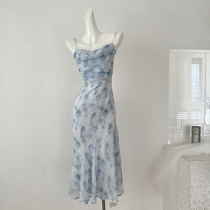 BXOXO - summer inspo Summer 2025 New Sleeveless Beach Holiday Style Long Dresses Women Fashion Vintage Sexy Backless Suspender Dress