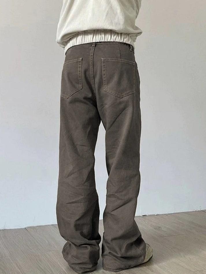 Vintage Washed Mid Rise Boyfriend Jeans