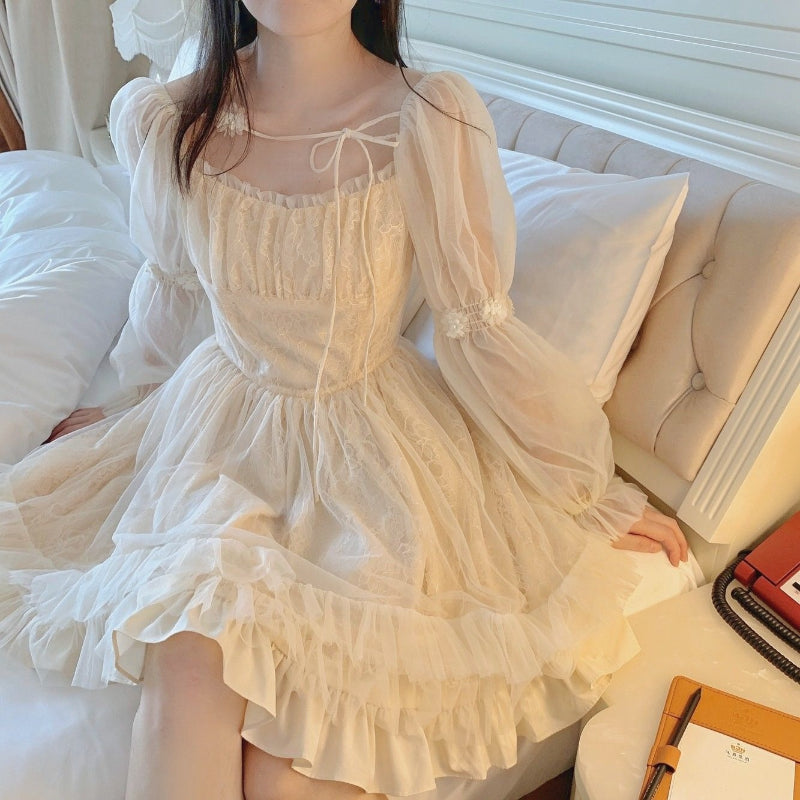 BXOXO - Romantic Princess Long Sleeve Dress