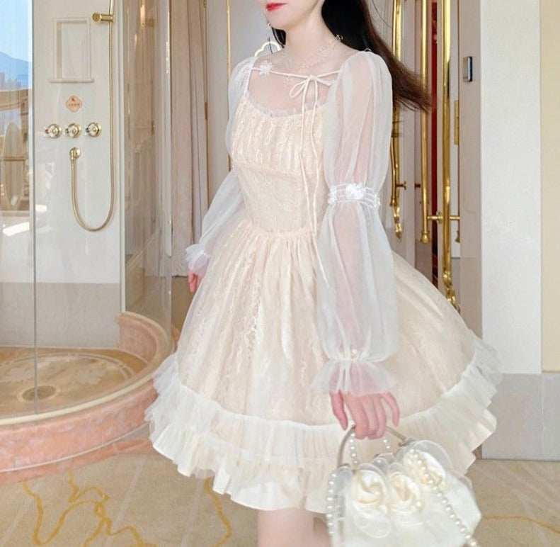 BXOXO - Romantic Princess Long Sleeve Dress