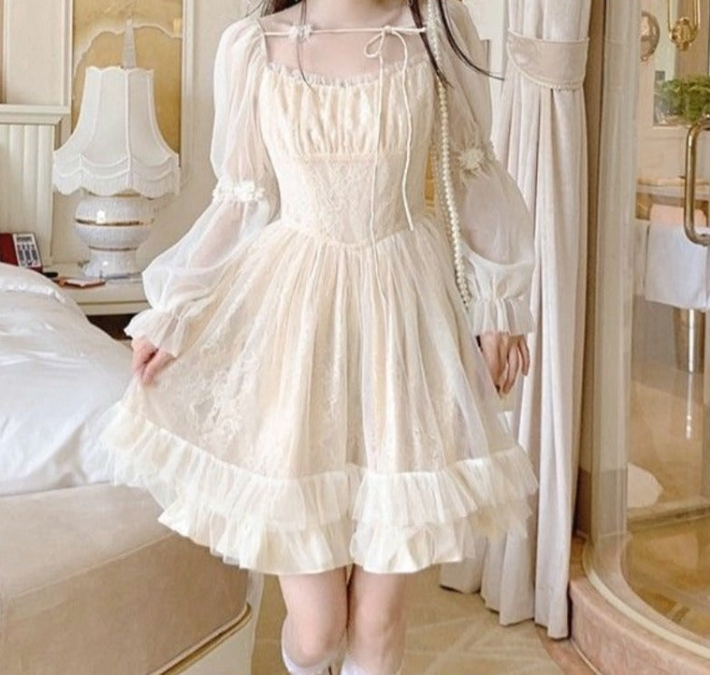 BXOXO - Romantic Princess Long Sleeve Dress