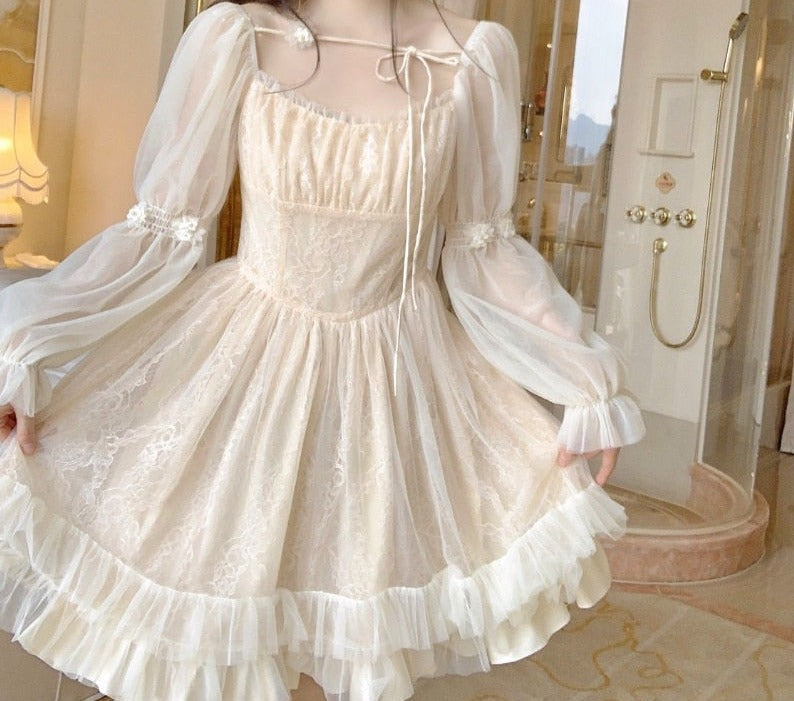 BXOXO - Romantic Princess Long Sleeve Dress