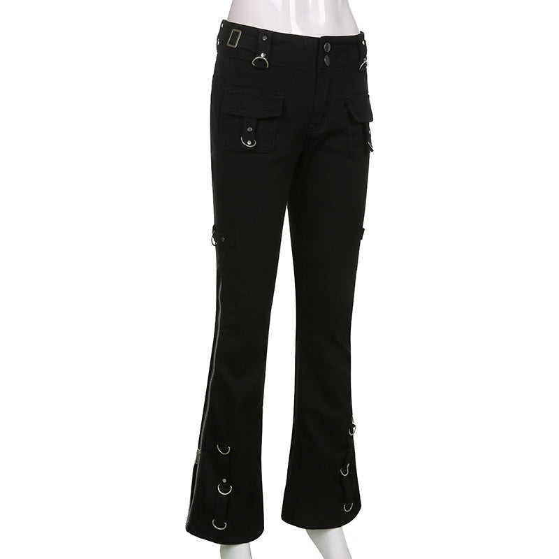 BXOXO - Goth Emo Low Waist Pants