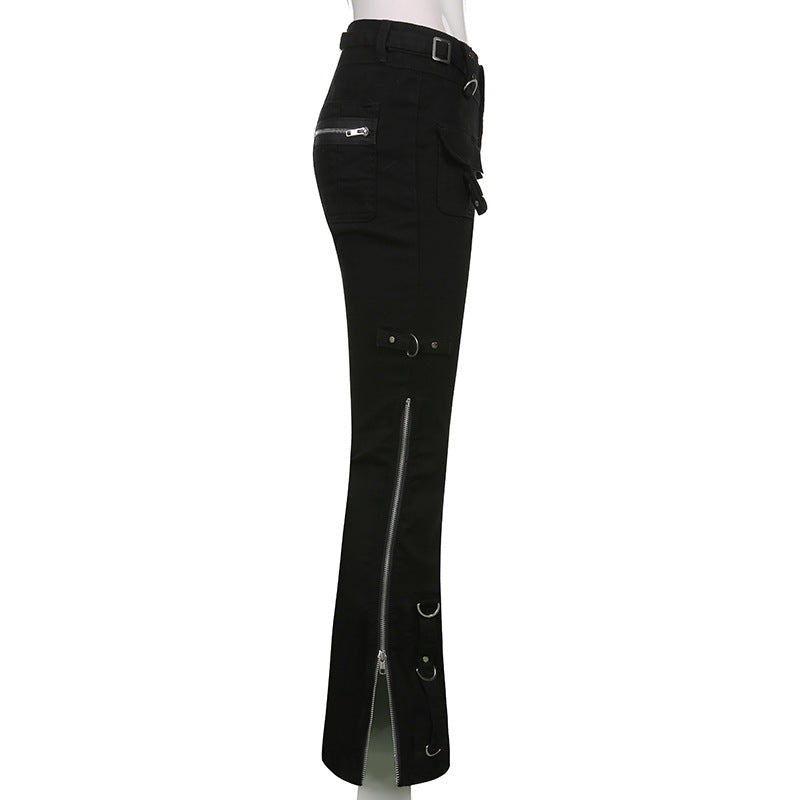 BXOXO - Goth Emo Low Waist Pants