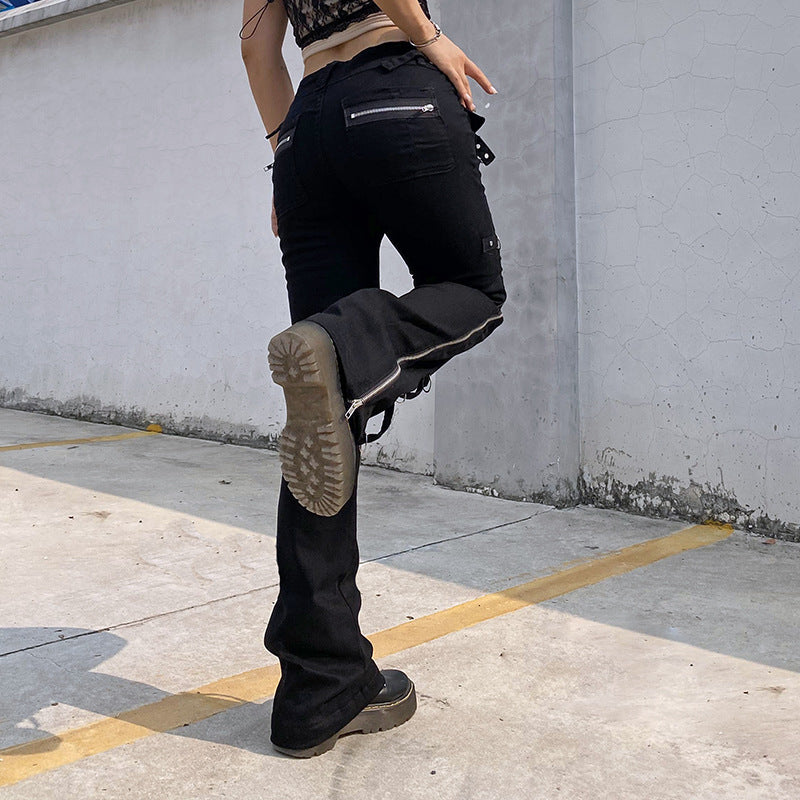 BXOXO - Goth Emo Low Waist Pants