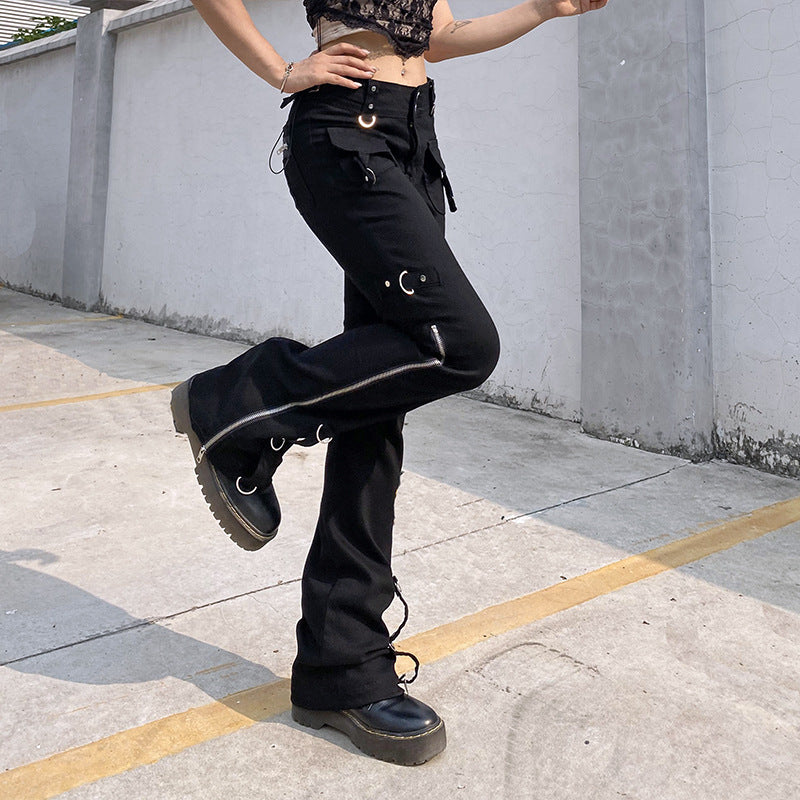 BXOXO - Goth Emo Low Waist Pants