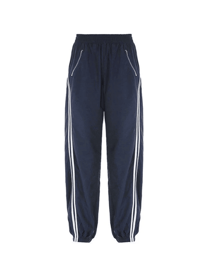 Side Stripe Baggy Jogger Pants