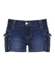 Street Low Rise Denim Shorts