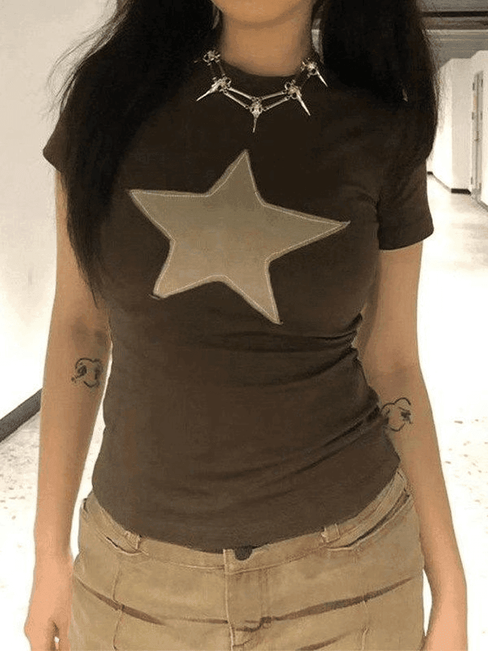 Vintage Patch Star Short Sleeve Tee