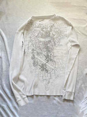 Vintage Print Long Sleeve Tee