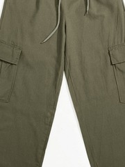 Washed Pocket Straight Leg Pants