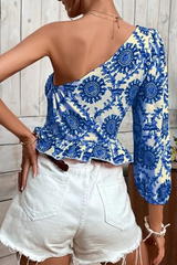 Bxoxo - Vacation Print Flounce Tops