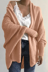 Bxoxo - Batwing Sleeve Sweater Cardigan (4 Colors)