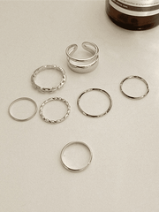 7pcs Simple Joint Finger Ring