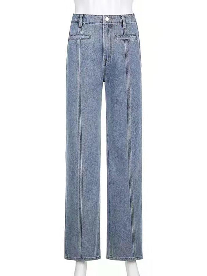 Back Star Patchwork Jeans