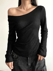 Backless Tie Up Long Sleeve Knit