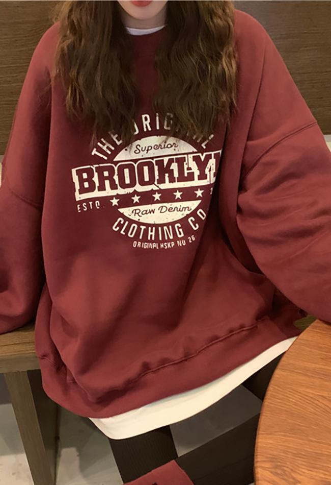 Brooklyn Graphic Crew Sweatshirt