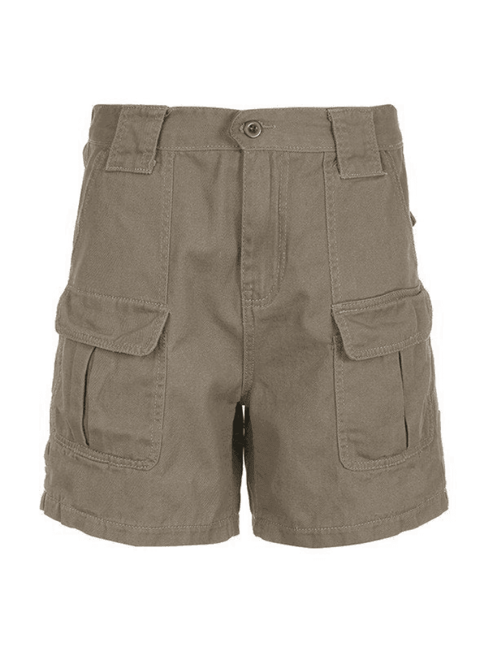 Denim Straight Leg Cargo Shorts