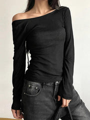 Backless Tie Up Long Sleeve Knit