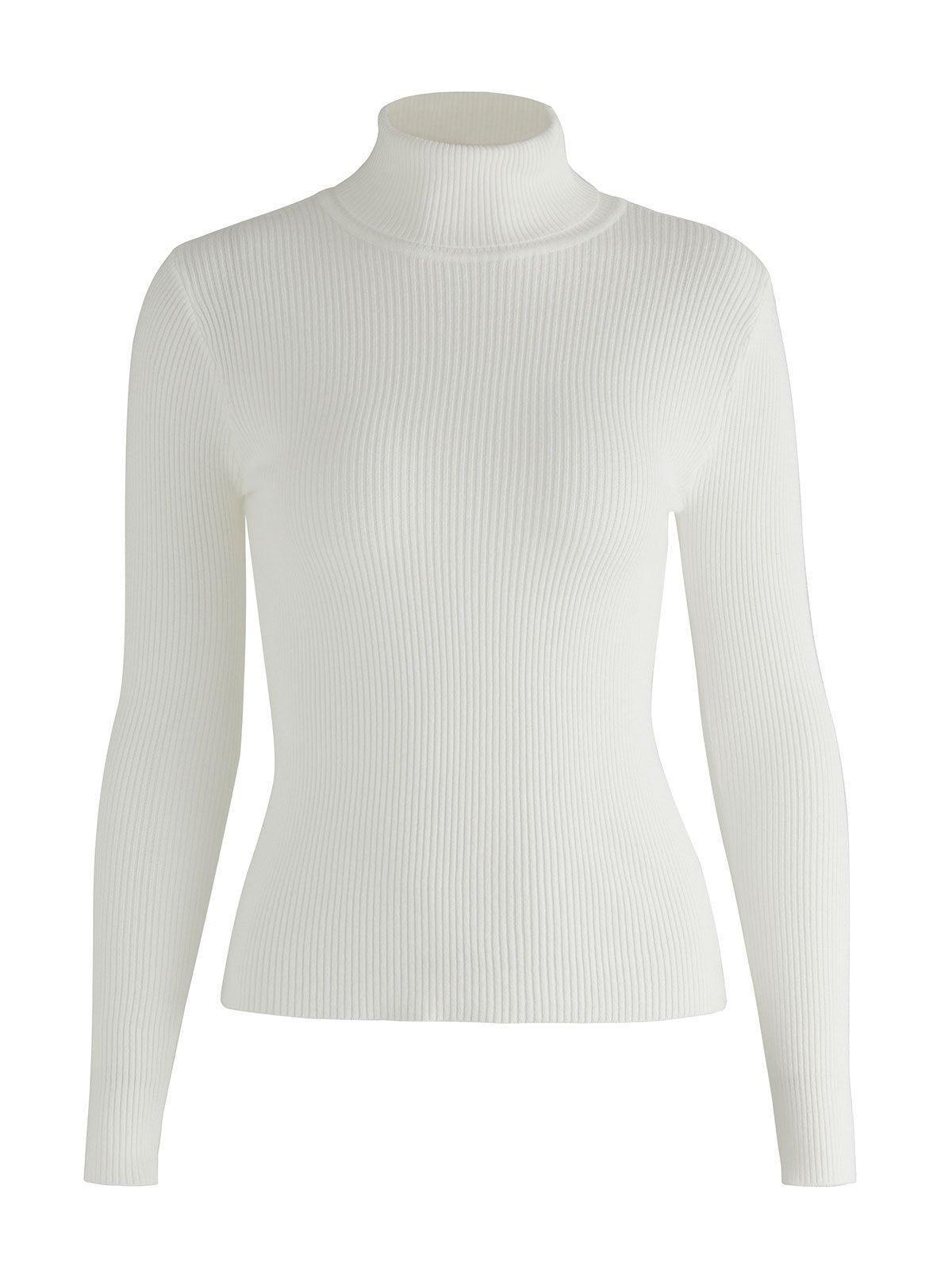 High Neck Jumper Knit Top