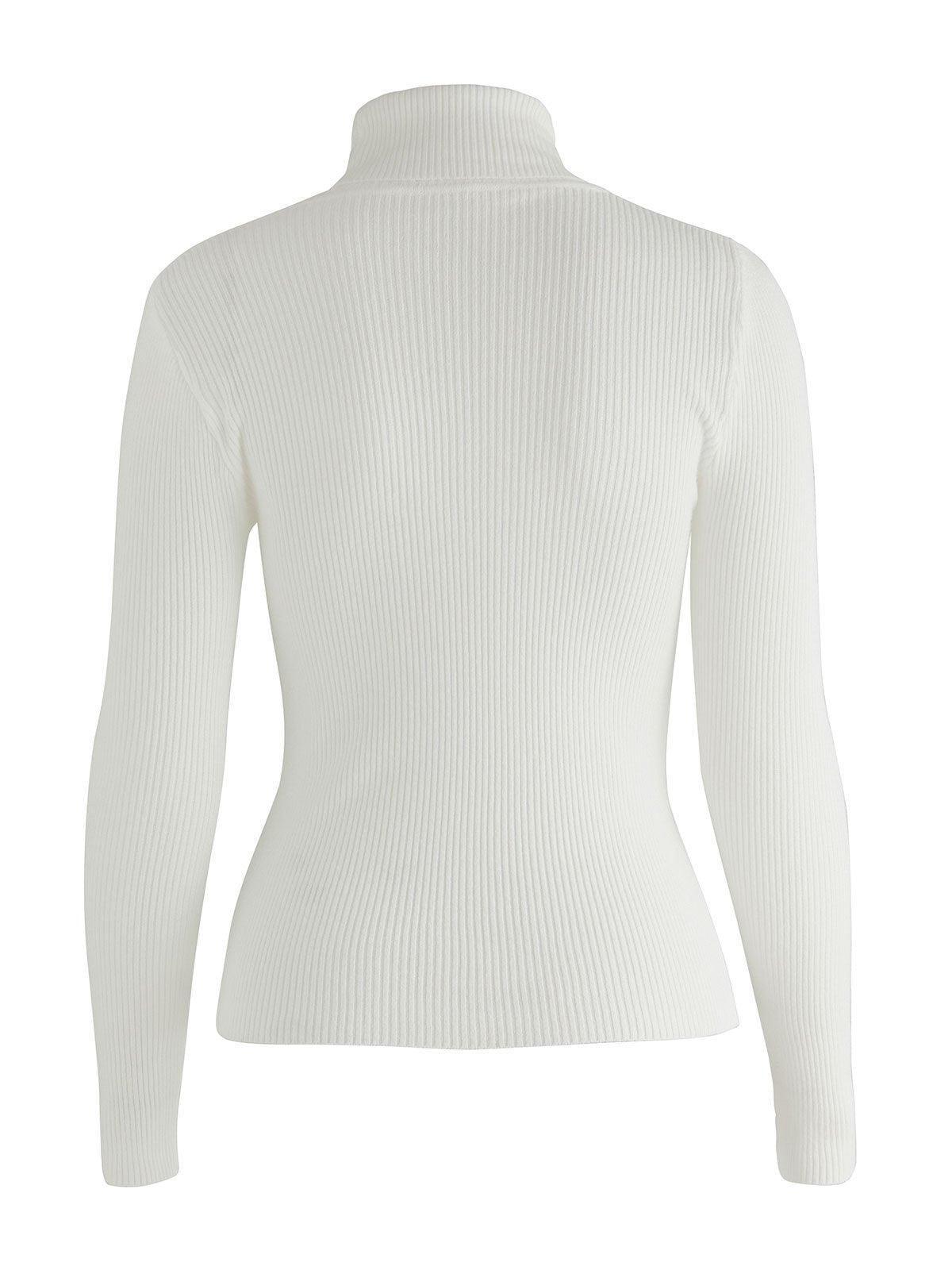 High Neck Jumper Knit Top