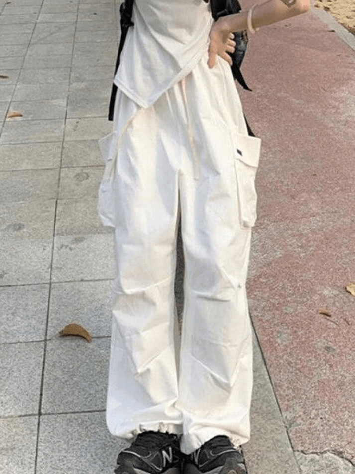 High Waist Pocket Cargo Pants