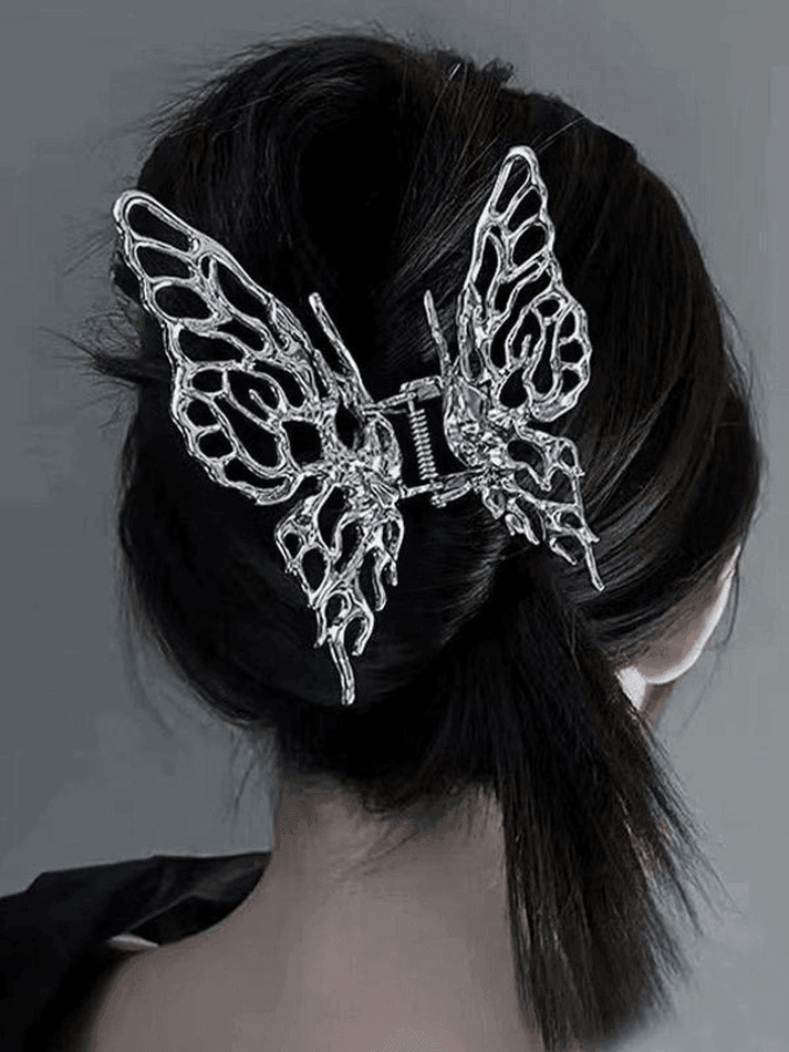 Hollow Out Butterfly Large Hair Claw