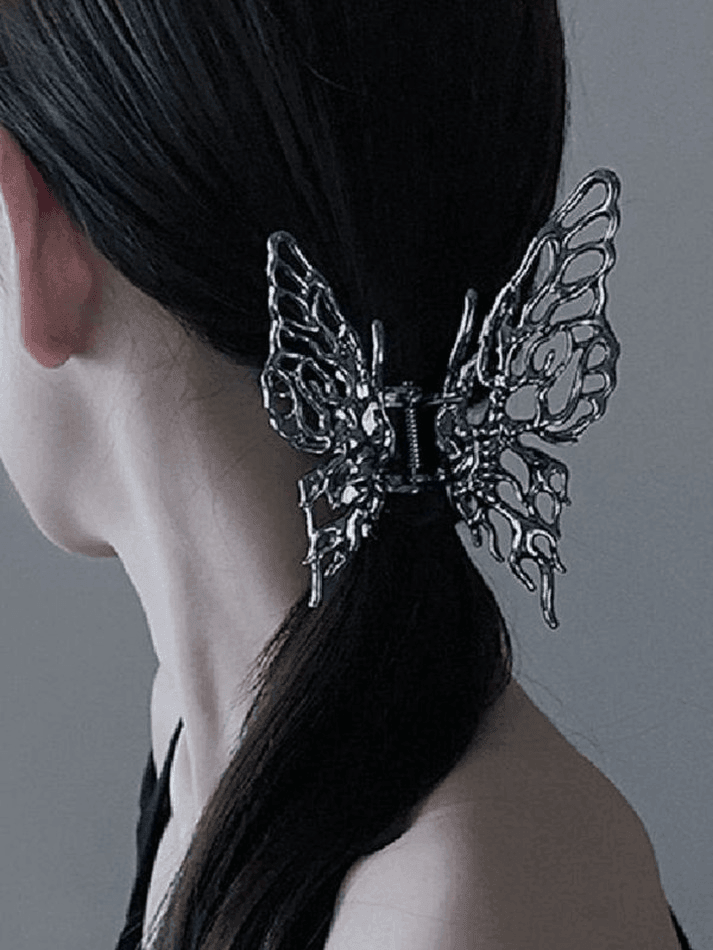 Hollow Out Butterfly Large Hair Claw