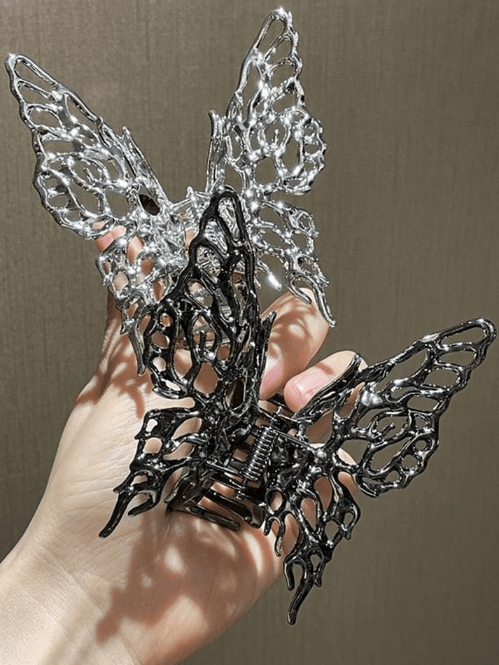 Hollow Out Butterfly Large Hair Claw