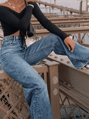 Light Washed Boyfriend Jeans