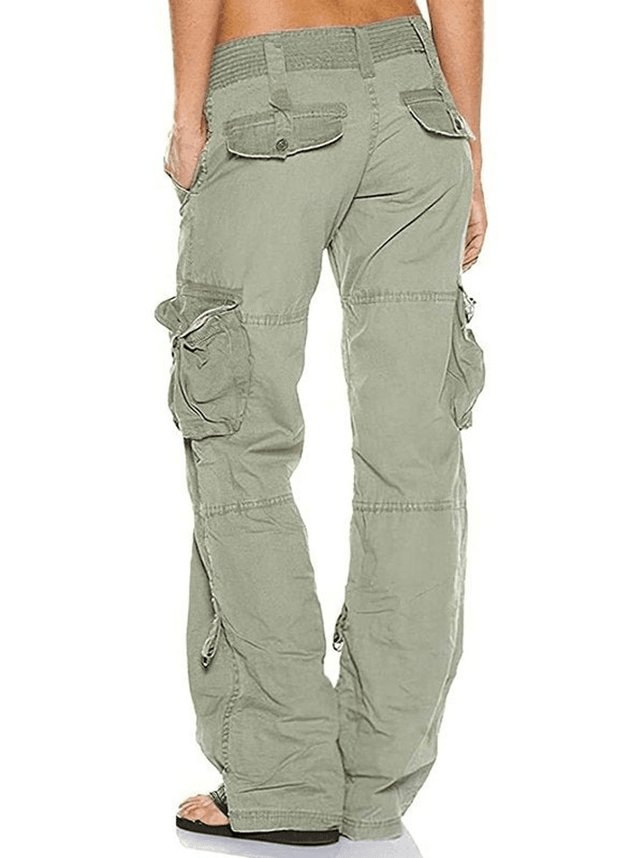 Low Waist Baggy Parachute Cargo Pants