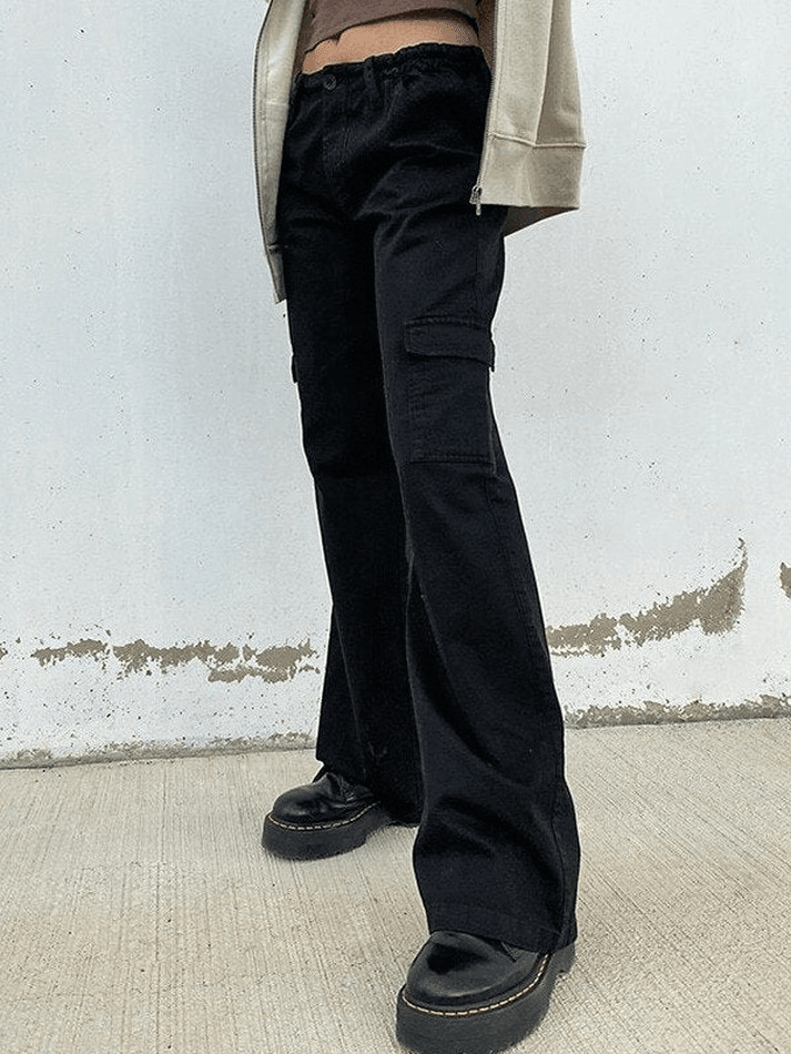 Low Waist Y2K Straight Leg Pants