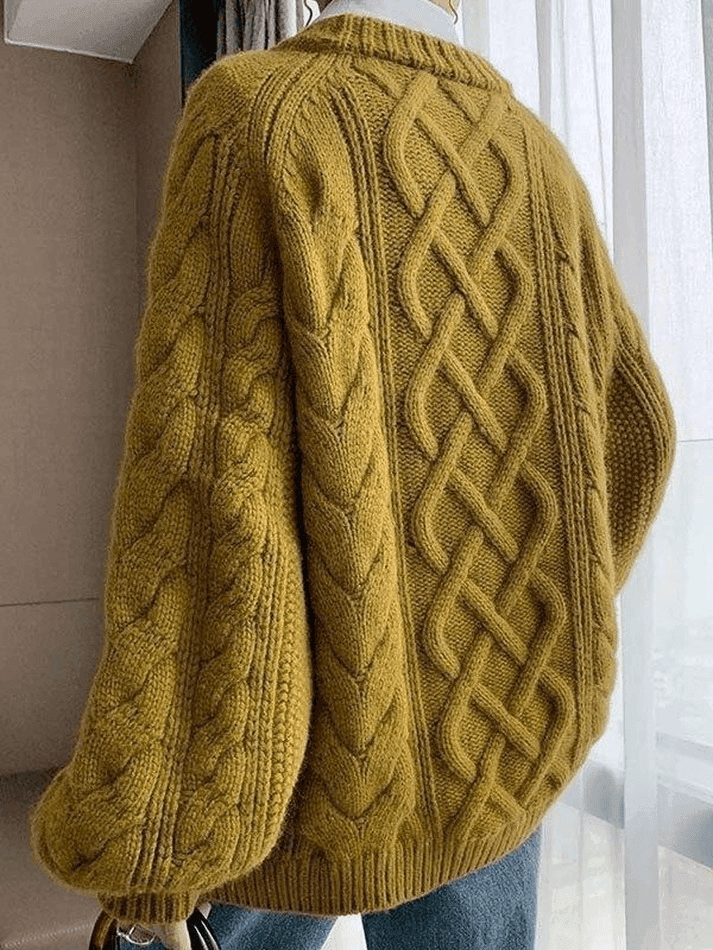 Oversized Cable Knit Sweater